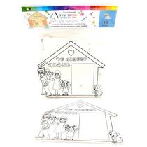 חיתוכי עץ שלט למשפחה שלי באהבה 18X15 סמ | חנות מקוונת ALONIT