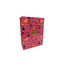 שקית נייר 30/23/10 ס"מ - פורים שמח - סמלים פושי'ה | חנות מקוונת ALONIT