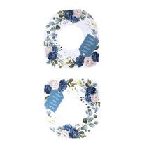 חבק נייר למפיות - (6 יח') - פרחים - פסח | חנות מקוונת ALONIT