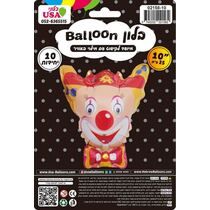 בלון מיילר 10 אינטש לליצנית עם כובע מילוי באוויר | חנות מקוונת ALONIT