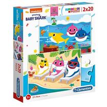 פאזל 2X20 בייבי שארק | חנות מקוונת ALONIT