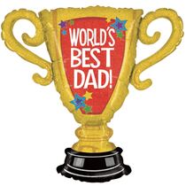 בלון מיילר גביע לאבא הכי טוב 83 סמ | חנות מקוונת ALONIT