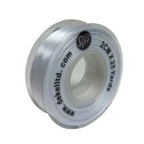 סרט סאטן 2 ס"מ 22 מטר - דופן שקוף - לבן | חנות מקוונת ALONIT