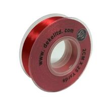 סרט סאטן 2 ס"מ 22 מטר - דופן שקוף - אדום | חנות מקוונת ALONIT