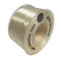 סרט סאטן 4 ס"מ 22 מטר - דופן שקוף - קרם | חנות מקוונת ALONIT