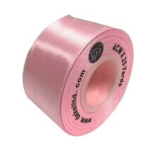 סרט סאטן 4 ס"מ 22 מטר - דופן שקוף - ורוד | חנות מקוונת ALONIT