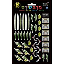 מדבקידס עיגולים צבעוניים 12 מ"מ, фото 