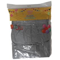 חצאית שולחן ניילון כסף 74*427 ס"מ | חנות מקוונת ALONIT