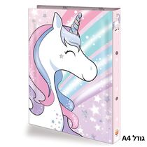 תיק שתי טבעות A4 חד קרן, фото 