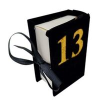 קופסא בצורת ספר תהילים 5 יחידות זהב שחור | חנות מקוונת ALONIT