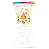 דף צביעה והדבקה 10 יח ל"ג בעומר מדורה 29X21 סמ | חנות מקוונת ALONIT