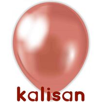 חבילת בלוני גומי 12 אינטש כרום רוז גולד KALISAN 5007 | חנות מקוונת ALONIT