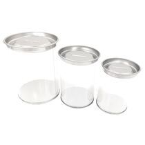 קופת חסכון סט 3 מכסה כסף 12X10 סמ | חנות מקוונת ALONIT