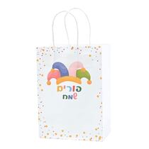 שקיות נייר עם ידית 12 יח' סט פורים | חנות מקוונת ALONIT