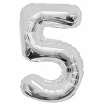 בלון מיילר 34 אינטש מספר 5 כסף | חנות מקוונת ALONIT