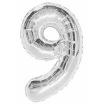 בלון מיילר 34 אינטש מספר 9 כסף | חנות מקוונת ALONIT