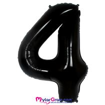 בלון מיילר 34 אינטש מספר 4 שחור | חנות מקוונת ALONIT