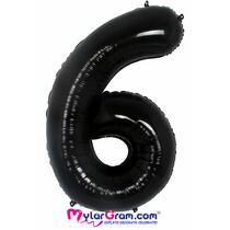 בלון מיילר 34 אינטש מספר 6 שחור | חנות מקוונת ALONIT