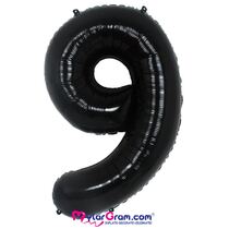 בלון מיילר 34 אינטש מספר 9 שחור | חנות מקוונת ALONIT