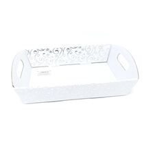 מגש קרטון עיטורי כסף 35X23 סמ | חנות מקוונת ALONIT