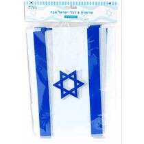 שרשרת 8 דגל ישראל בד 28X20 סמ, фото 