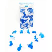 שרשרת פרחים כחול לבן 12 יח, фото 