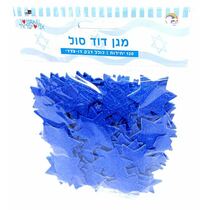 חיתוכי סול מגן דוד נצנץ כולל דבק דוצ 5 סמ 120 יח, фото 
