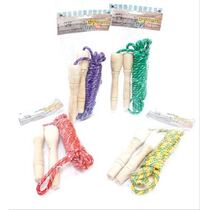 חבל קפיצה קבוצתי ידיות עץ 5 מטר, фото 