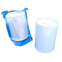 קופת חסכון פח לבן לצביעה 10X7 סמ | חנות מקוונת ALONIT