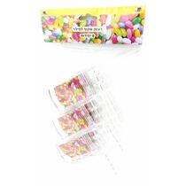 רעשן שקוף למילוי 11.50X12 סמ 6 יח | חנות מקוונת ALONIT