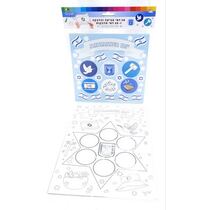 דף צביעה והדבקה יום העצמאות 29X21 סמ 10 יח, фото 