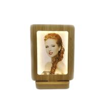 מסגרת בממבוק לתמונה מלבנית + LED 14X20 ס"מ | חנות מקוונת ALONIT