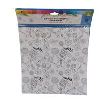 קישוטי נייר ספירלה פרחים 30X30 סמ 10 יח | חנות מקוונת ALONIT