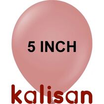 חבילת בלוני גומי 5 אינטש רטרו רוזווד 8017 KALISAN | חנות מקוונת ALONIT