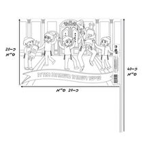 דגלי שמחת תורה לצביעה 10 יח - "שישו ושמחו בשמחת תורה" | חנות מקוונת ALONIT