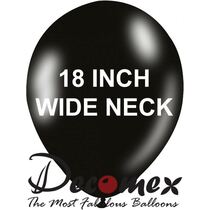 חבילת בלוני גומי 18 אינטש שחור פיה רחבה DECOMEX 180 | חנות מקוונת ALONIT