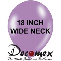 חבילת בלוני גומי 18 אינטש לילך מקרון פיה רחבה 250 DECOMEX | חנות מקוונת ALONIT