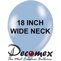 חבילת בלוני גומי 18 אינטש תכלת מקרון פיה רחבה 277 DECOMEX | חנות מקוונת ALONIT