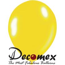 חבילת בלוני גומי 12 אינטש צהוב מטאלי 440 DECOMEX | חנות מקוונת ALONIT