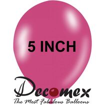 חבילת בלוני גומי 5 אינטש ורוד פוקסיה 211 DECOMEX | חנות מקוונת ALONIT