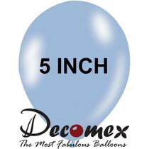 חבילת בלוני גומי 5 אינטש תכלת מקרון 277 DECOMEX | חנות מקוונת ALONIT