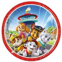 צלחות נייר 23 סמ 8 יח' - מפרץ ההרפתקאות גיבורי ההצלה | חנות מקוונת ALONIT