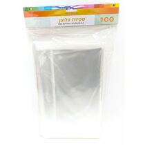 חבילת צלופן 100 יח כולל דבק דו צדדי 32X32 + 4 + 4 סמ | חנות מקוונת ALONIT