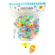 סביבון קפיץ אור צבעוני 6 סמ 12 יח | חנות מקוונת ALONIT