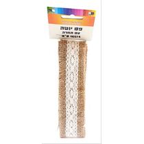 פס יוטה תחרה 100X4 סמ | חנות מקוונת ALONIT
