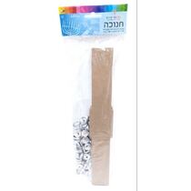 ערכה להכנת 12 חנוכיות + 12 לוח + 108 קנים 30X5 סמ | חנות מקוונת ALONIT