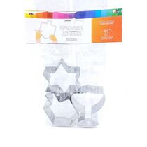 חותכן חנוכה כוכב סביבון חנוכיה 3 יח | חנות מקוונת ALONIT