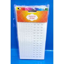 דף מדבקות פנינה מעורב גדלים 19.5X10 סמ, фото 