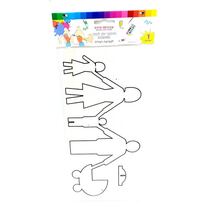 חיתוך עץ לבוד משפחה 29X13 סמ | חנות מקוונת ALONIT