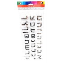 אותיות עברית דביקות כסף בלוח 42X16 סמ | חנות מקוונת ALONIT